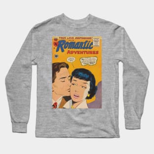 Vintage "Romantic Adventures" Cover Long Sleeve T-Shirt